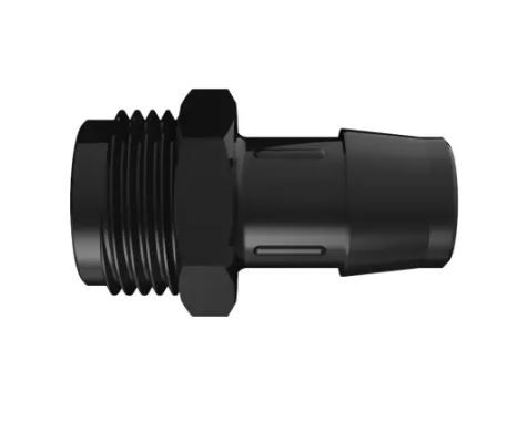 Garden Hose Adapter 3/4" GH x 3/4" ID in Black Nylon