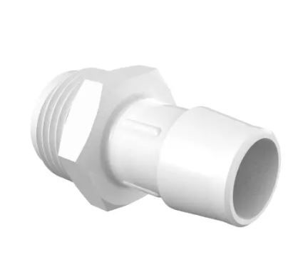 Garden Hose Adapter 3/4" GH x 3/4" ID in Natural Nylon