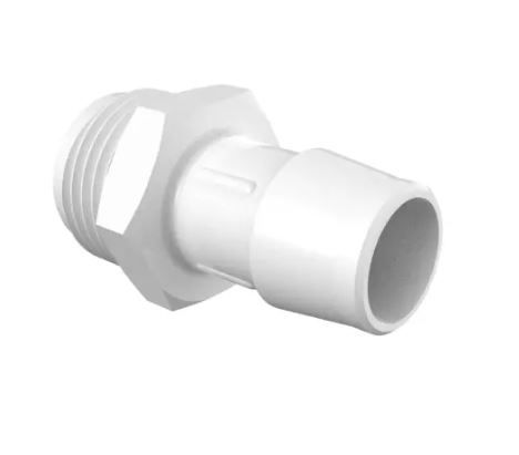 Garden Hose Adapter with 3/4" GH x 3/4" ID in Non-Animal Derived Polypropylene