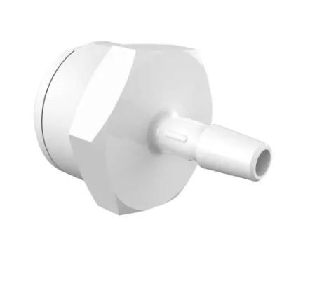 Garden Hose Adapter 3/4" GH x 1/4" ID in Non-Animal Derived Polypropylene