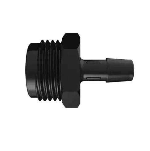 Garden Hose Adapter 3/4" GH x 3/8" ID in Black Nylon