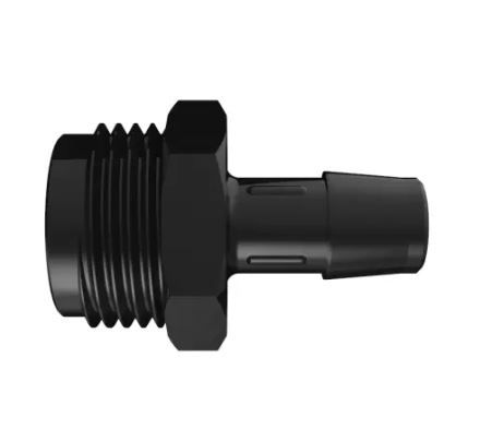Garden Hose Adapter 3/4" GH x 1/2" ID in Black Nylon