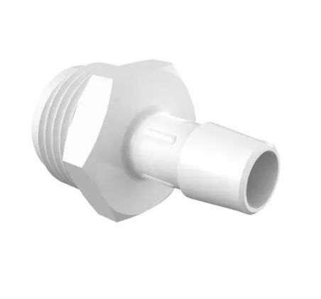 Garden Hose Adapter 3/4" GH x 1/2" ID in Natural Nylon