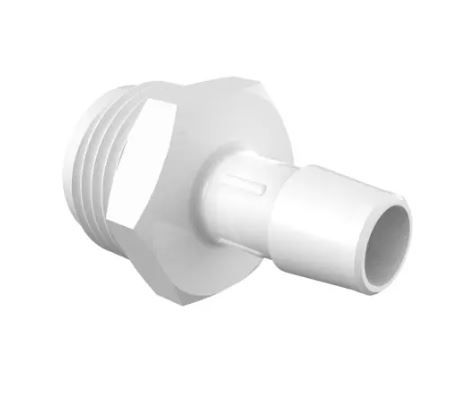 Garden Hose Adapter 3/4" GH x 1/2" ID in White Nylon