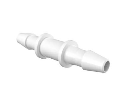 Straight Coupler 3/32" ID in White Nylon