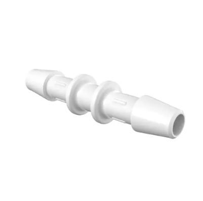 Straight Coupler 3/16" ID in White Nylon