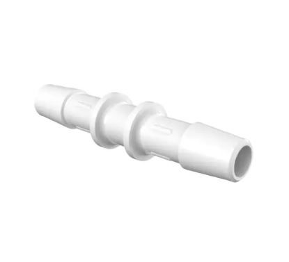 Straight Coupler 5/16" ID in White Polypropylene