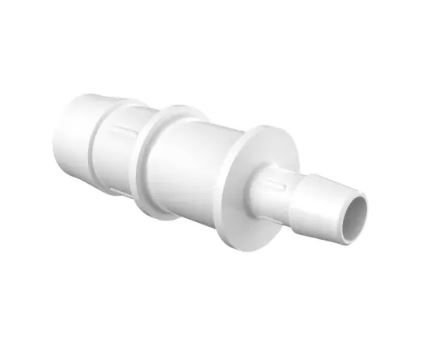 Reduction Coupler 1" ID x 1/2" ID in Non-Animal Derived Polypropylene - Cleanroom Manufactured