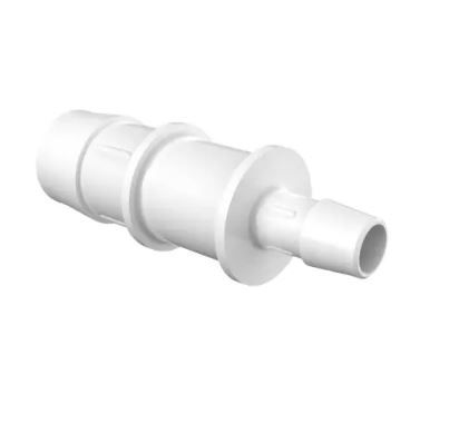 Reduction Coupler 1" ID x 1/2" ID in White Polypropylene