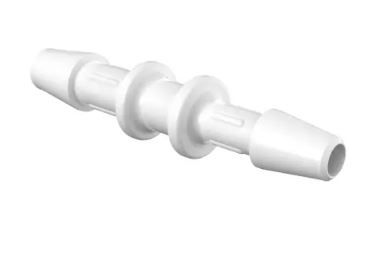 Reduction Coupler 5/32" ID x 1/8" ID in White Nylon