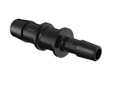 Reduction Coupler 1/2" ID x 5/16" ID in Glass Filled Black Nylon