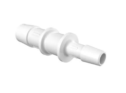 Reduction Coupler 1/2" ID x 5/16" ID in White Nylon