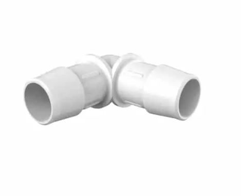 Elbow 3/4" Barb in Natural Kynar 740