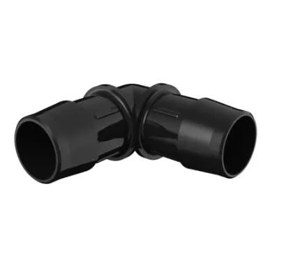Elbow 1" Barb in Glass Filled Black Nylon