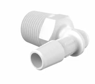 Non-Animal derived Polypropylene Elbow 3/8" NPTx 5/16"ID