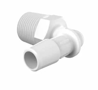 Natural Nylon Elbow 3/8" NPT x 3/8"ID