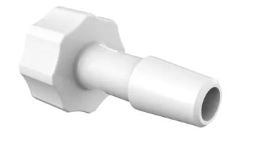 Large Bore Male Luer 1/4" ID in Medical Nylon Male