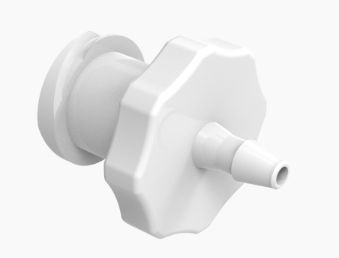 Female Luer 1/16" ID Barb in Medical Nylon