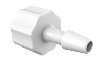 Male Luer 1/8" ID Barb in Medical Nylon