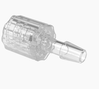 Stationary Male Luer Lock 5/32 Barb in Non Animal Derived Polypropylene-Natural