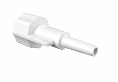 Male Luer Winged .120" to .150" in Polypropylene