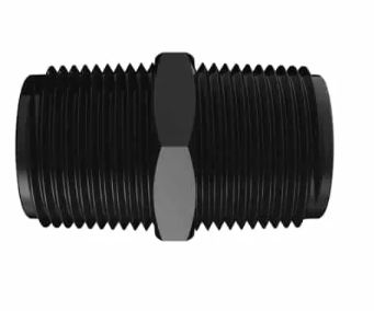 Black Nylon Nipple 1" NPT