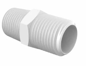 Non-Animal derived Polypropylene Nipple 1/2" NPT