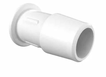 Plug 1/2" Thread in White Polypropylene
