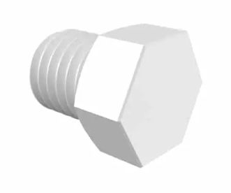 Plug 1/4"-28 UNF Thread Natural Kynar