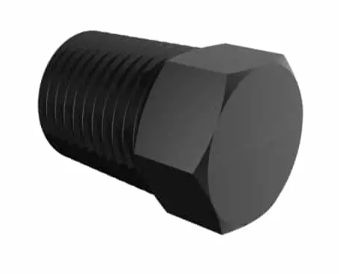1/4-19 BSP Threaded HEX Plug