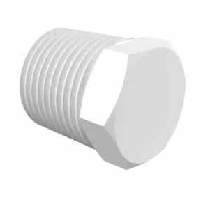 Natural Nylon Plug 1/2" NPT