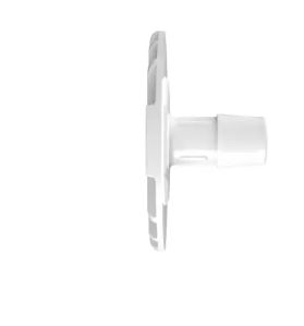 Port Plate 1/2" Barbed Flange in Engage 8402 - Cleanroom Manufactured