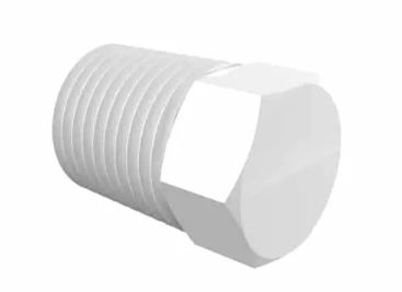 1/4-18 NPT Schedule 80 Threaded HEX Plug
