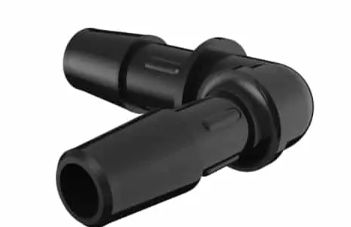 Reduction Elbow 5/16" x 1/4" in Glass Filled Black Nylon