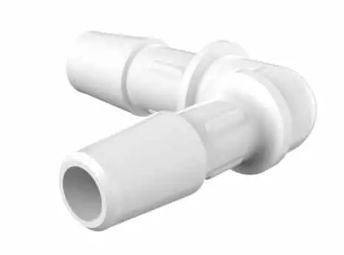 Reduction Elbow 5/16" x 1/4" in Natural Kynar 740