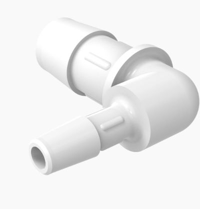 Reduction Elbow 1/2" x 1/4" in Natural Nylon
