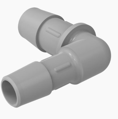 Reduction Elbow 1/2" x 3/8" in Gray Kynar