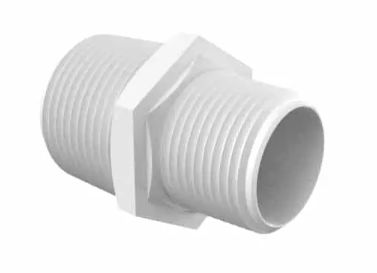 Conversion Nipple 1" NPT x 3/4" NPT in Natural Nylon