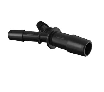 Reduction Y 1/4" x 3/8" ID in Glass Filled Black Nylon