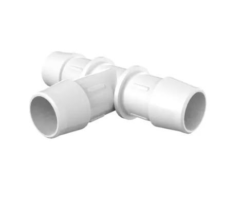 Natural Kynar 740 Tee 3/4" Barb