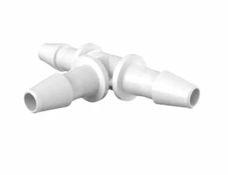 Tee 1/8" Barb in NK in clean room