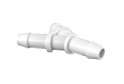 Wye 3/16" Barb in White Polypropylene