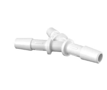 Wye 1/4" Barb in White Nylon
