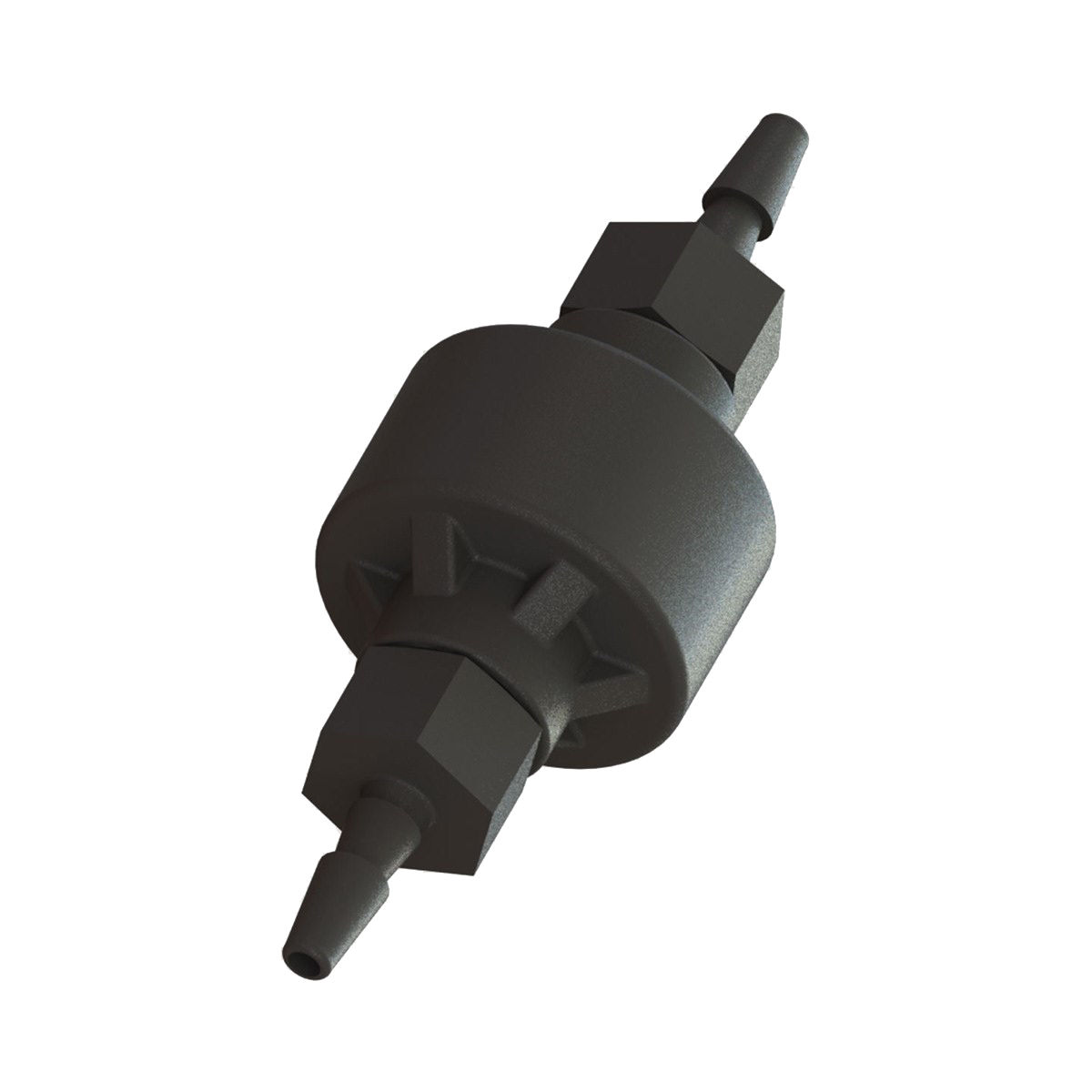 Rückschlagventil 1/16" Schlauchtüllen - Polysulfon - < 10" H2O Öffnungsdruck