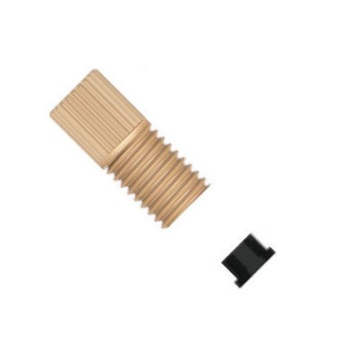 PEEK M6 Flanged Fitting Kompakt - 2,0mm OD Ferrule Set