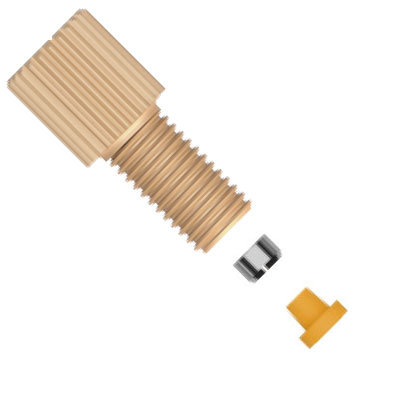 PEEK M6 Fitting - Three-Piece Set - 2,0mm OD
