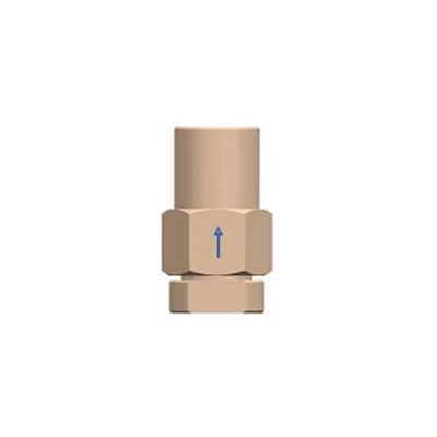 PEEK Inline-Membran-Rückschlagventil – 1/4-28UNF - 0,5mm