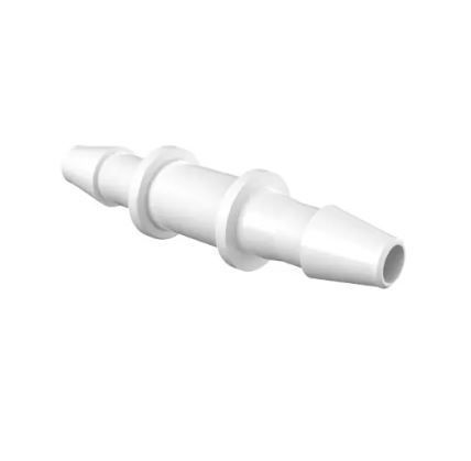 Straight Coupler 1/8 ID in White Nylon