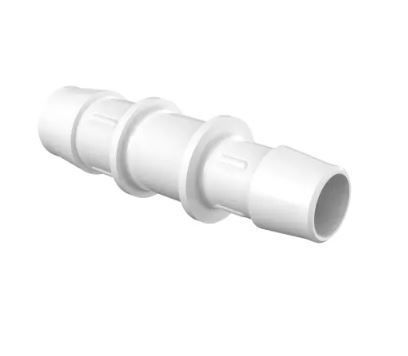 Reduction Coupler 3/4 ID x 5/8 ID in White Polypropylene