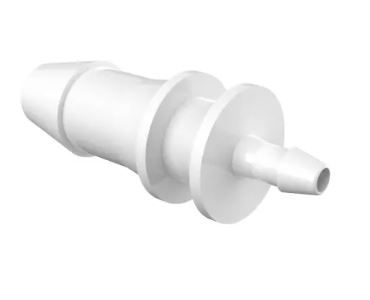 Reduction Coupler 1/4 x 3/32 Barb Natural Nylon